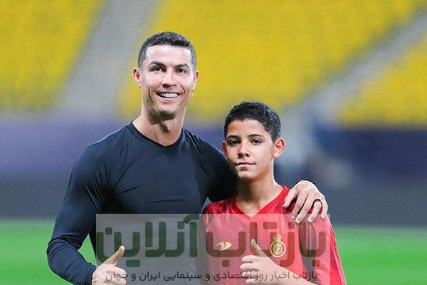 عکس| هدیه فوق لاکچری رونالدو به پسرش/ ژست کریس جونیور با لامبورگینی ۲۶۵ هزار یورویی